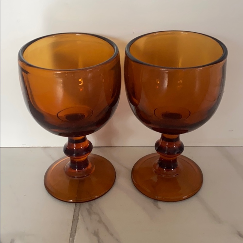 Vintage chalice glasses